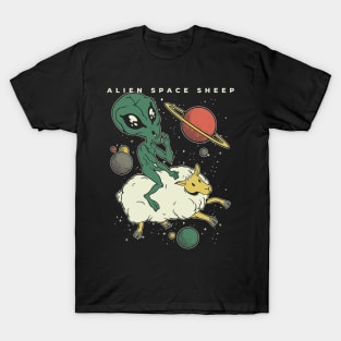 Alien Space Sheep T-Shirt